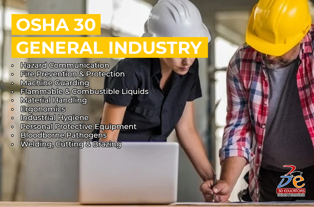 OSHA 30 General Health and Safety Training Course in Karachi & Pakistan